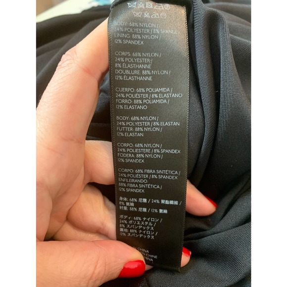 SAYLOR Anthropologie Black Velvet Burnout Romper size Small - Picture 9 of 11